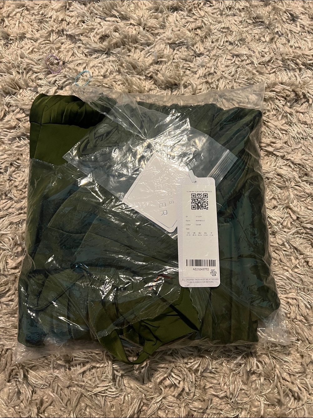 Azazie Atelier Avenelle Olive Maxi Dress - Picture 7 of 8
